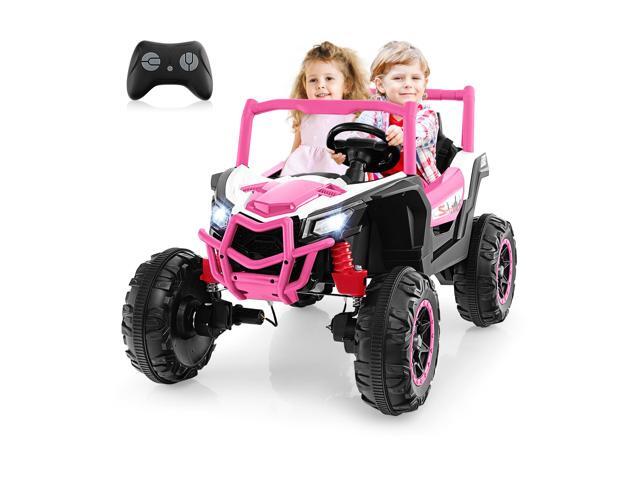 SlickBlue 2-Seater Kids Ride on UTV with 2.4G Remote Control for over 3 Years Old Children