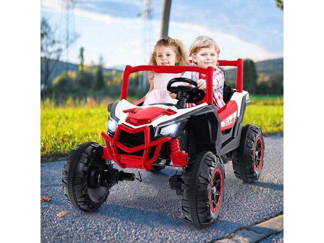 SlickBlue 2-Seater Kids Ride on UTV with 2.4G Remote Control for over 3 Years Old Children