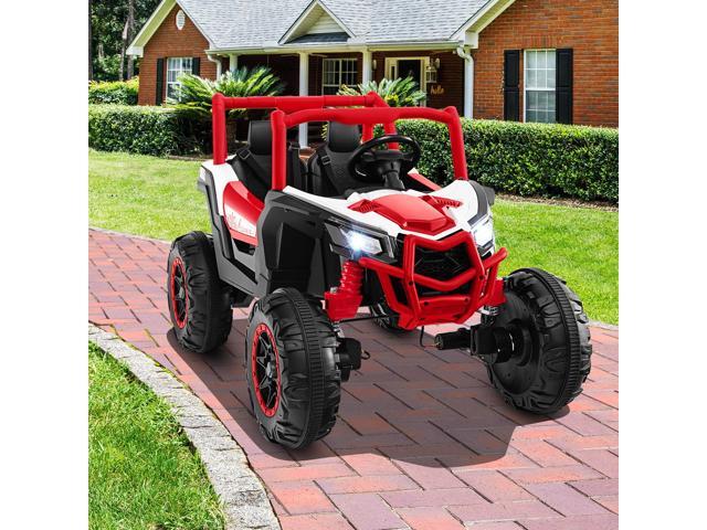 SlickBlue 2-Seater Kids Ride on UTV with 2.4G Remote Control for over 3 Years Old Children
