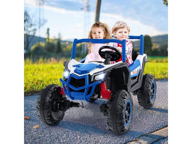 SlickBlue 2-Seater Kids Ride on UTV with 2.4G Remote Control for over 3 Years Old Children
