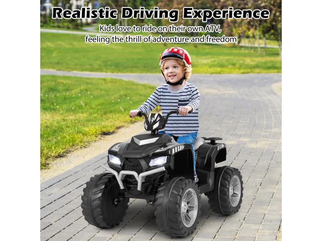 SlickBlue 24V Kids Ride-On Electric ATV with Wireless Connection for Toddlers 3-8 Years Old