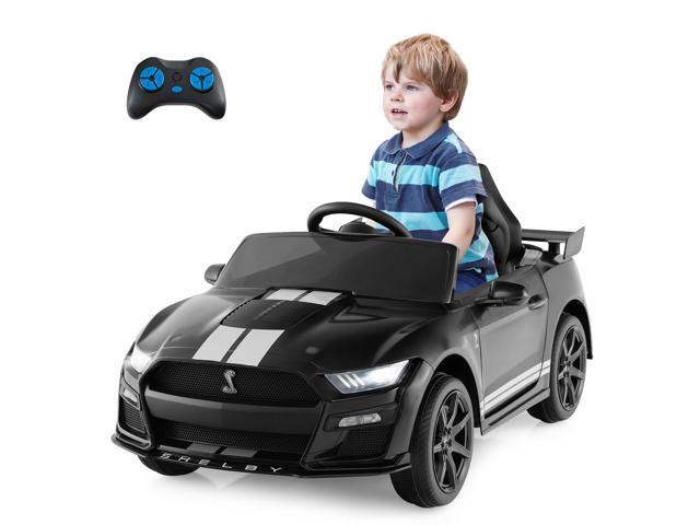 SlickBlue 12V Licensed Ford Mustang Shelby GT500 Kids Ride on Car with Remote Control for Kids Aged 3-8
