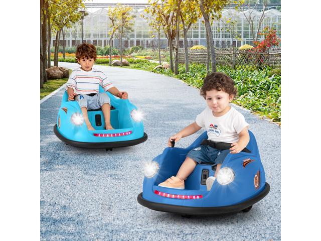 SlickBlue 12V Electric Kids Ride on Bumper Car Battery Powered Bumping Car with Remote Control
