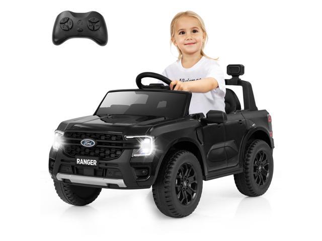 SlickBlue 12V Electric Kids Ride on Car Licensed Ford Ranger with Remote Control and Music