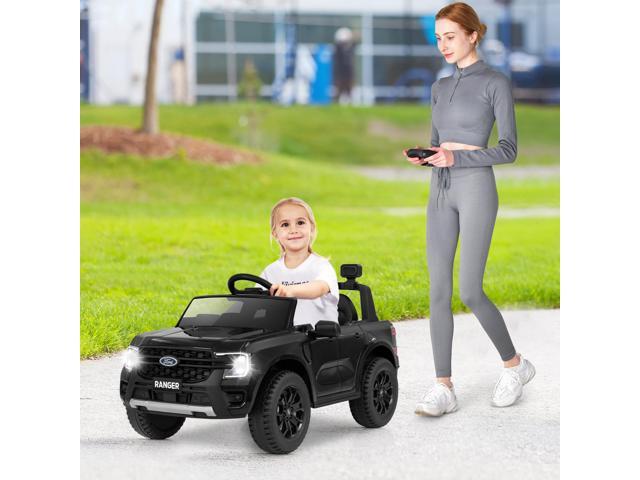 SlickBlue 12V Electric Kids Ride on Car Licensed Ford Ranger with Remote Control and Music
