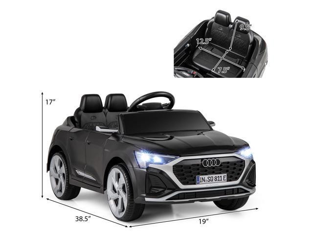 SlickBlue 12V Kids Ride on Car Licensed Audi SQ8 with Remote Control and 3 Speeds