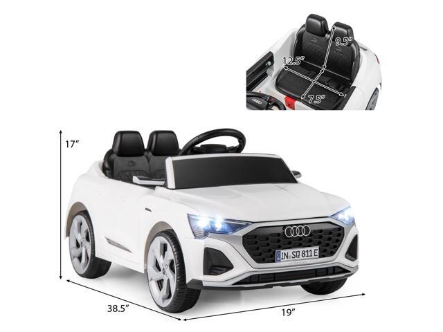 SlickBlue 12V Kids Ride on Car Licensed Audi SQ8 with Remote Control and 3 Speeds