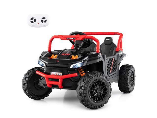 SlickBlue 12V Kids Ride on Truck Off-Road UTV with Parental Remote and Lights
