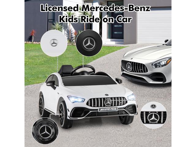 SlickBlue 12V Kids Ride on Car Mercedes-Benz AMG CLA 45 with Remote
