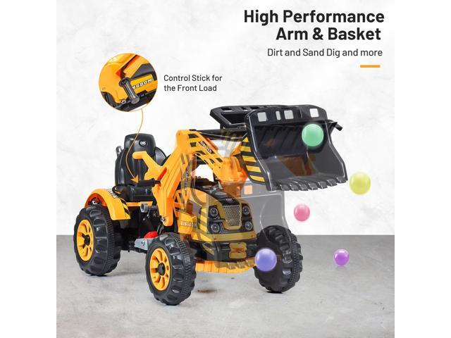 SlickBlue 12 V Battery Powered Kids Ride on Dumper Truck