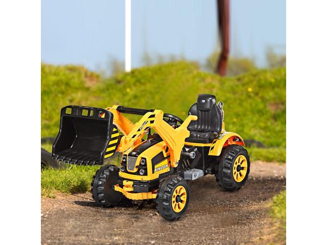 SlickBlue 12 V Battery Powered Kids Ride on Dumper Truck