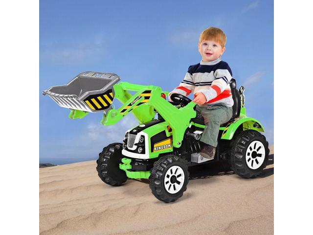 SlickBlue 12 V Battery Powered Kids Ride on Dumper Truck