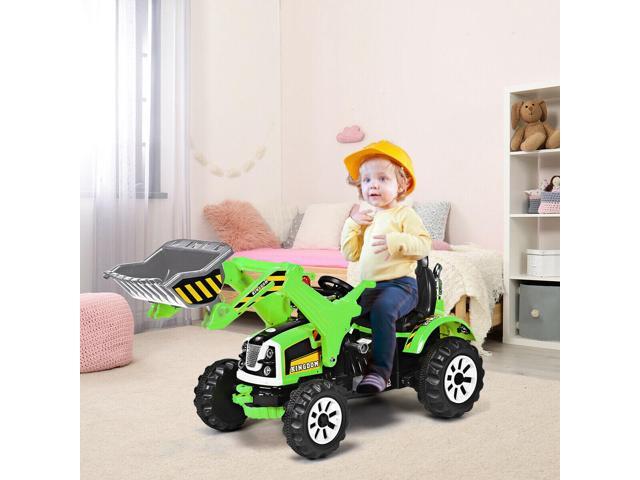 SlickBlue 12 V Battery Powered Kids Ride on Dumper Truck