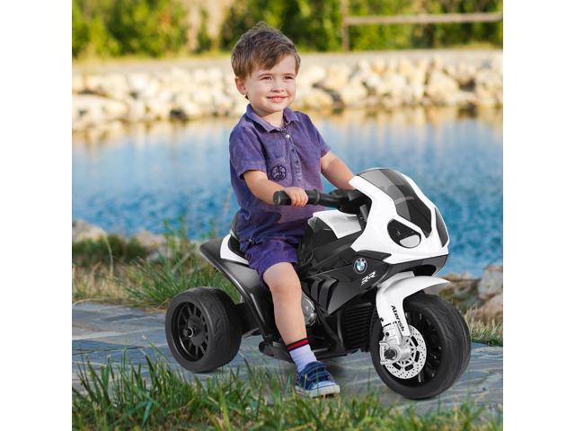 SlickBlue 6V Kids 3 Wheels Riding BMW Licensed Electric Motorcycle
