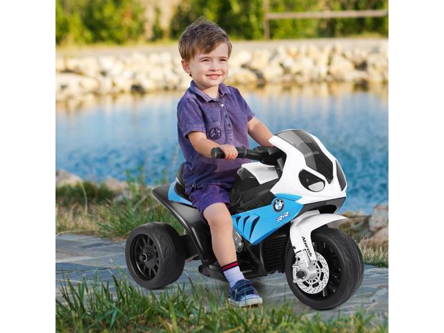SlickBlue 6V Kids 3 Wheels Riding BMW Licensed Electric Motorcycle