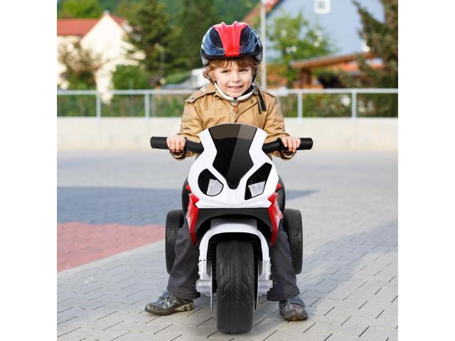 SlickBlue 6V Kids 3 Wheels Riding BMW Licensed Electric Motorcycle