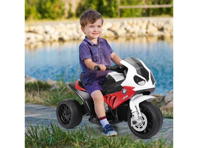 SlickBlue 6V Kids 3 Wheels Riding BMW Licensed Electric Motorcycle