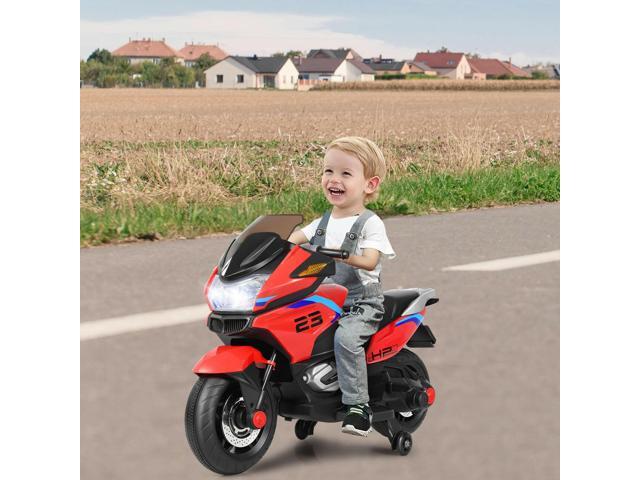 SlickBlue 12V Kids Ride On Motorcycle Electric Motor Bike