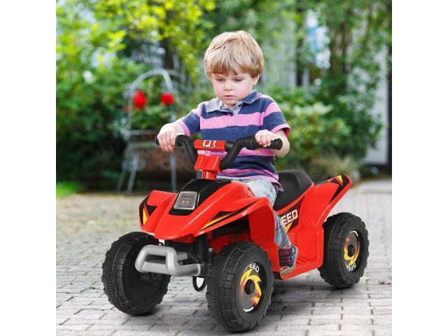 SlickBlue 6V Kids Electric ATV 4 Wheels Ride-On Toy