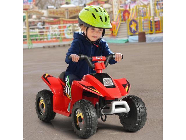 SlickBlue 6V Kids Electric ATV 4 Wheels Ride-On Toy
