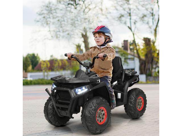 SlickBlue 12 V Kids Electric 4-Wheeler ATV Quad with MP3 and LED Lights