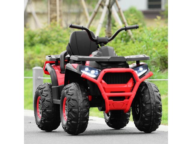 SlickBlue 12 V Kids Electric 4-Wheeler ATV Quad with MP3 and LED Lights