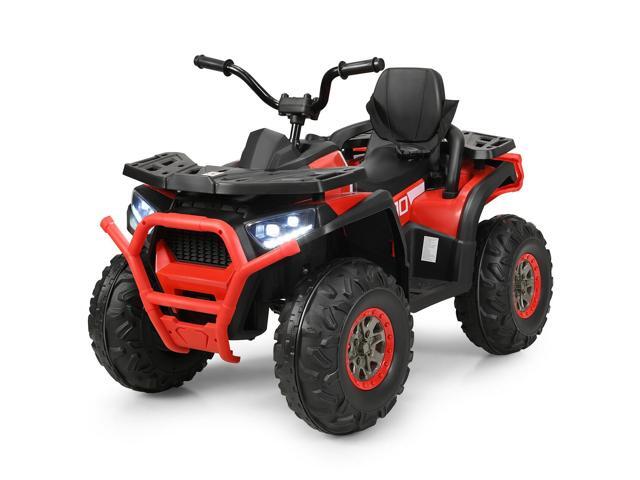 SlickBlue 12 V Kids Electric 4-Wheeler ATV Quad with MP3 and LED Lights
