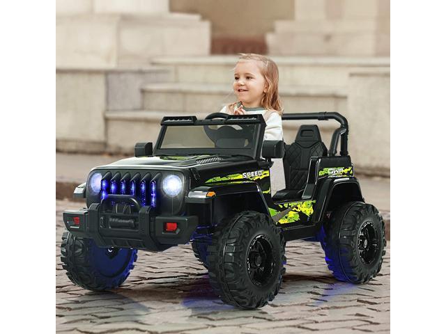 SlickBlue 12V Kids Ride-on Jeep Car with 2.4 G Remote Control
