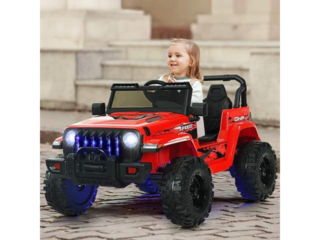 SlickBlue 12V Kids Ride-on Jeep Car with 2.4 G Remote Control