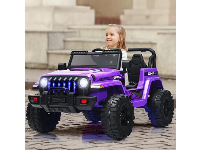 SlickBlue 12V Kids Ride-on Jeep Car with 2.4 G Remote Control