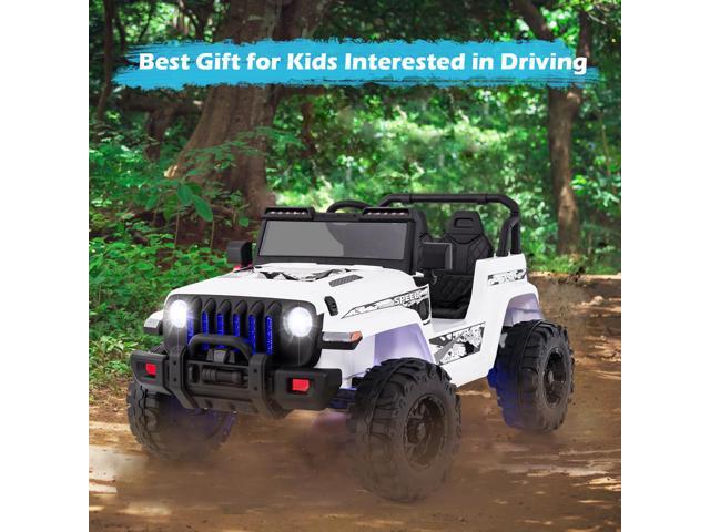 SlickBlue 12V Kids Ride-on Jeep Car with 2.4 G Remote Control