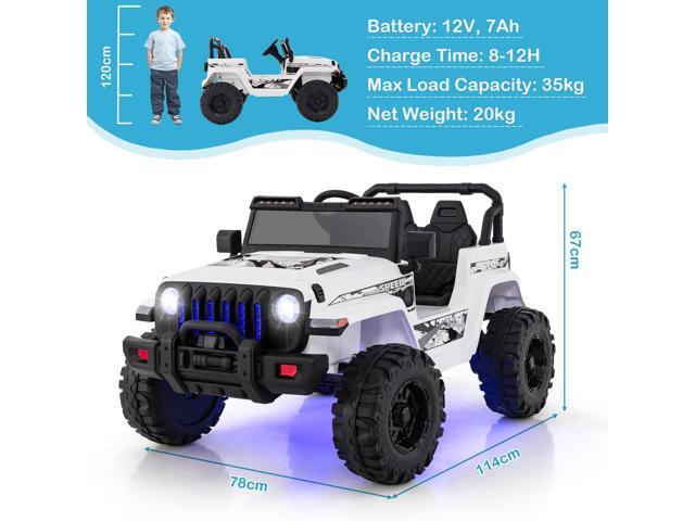 SlickBlue 12V Kids Ride-on Jeep Car with 2.4 G Remote Control