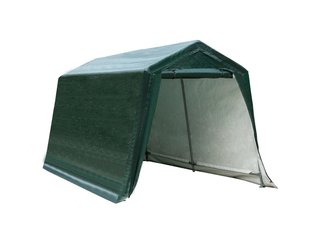 SlickBlue Outdoor Carport Shed with Sidewalls and Waterproof Ripstop Cover-8 x 1