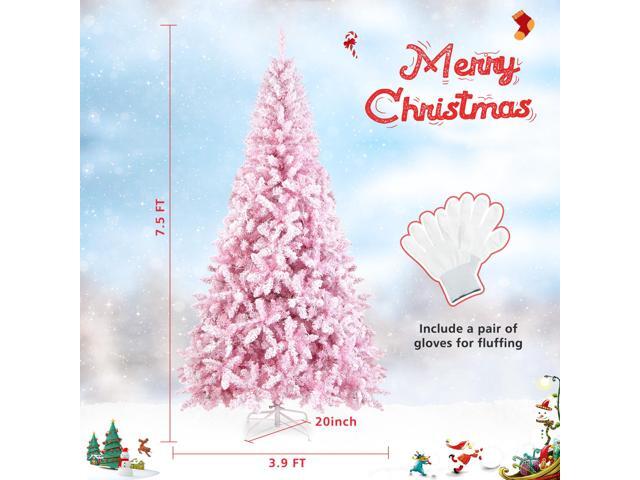 SlickBlue Flocked Christmas Tree