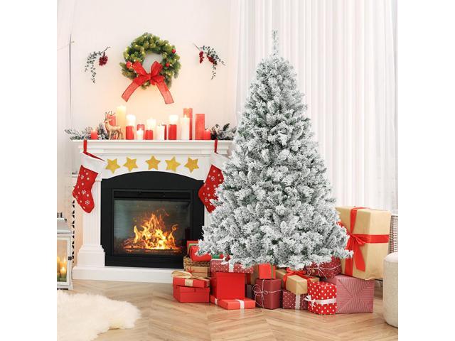 SlickBlue Pre-Shaped Artificial Xmas Tree with Instant 3-Minute Setup
