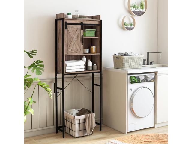 SlickBlue 71 Inch Kitchen Pantry with 3 Storage Cabinet and 3 Deep Drawers