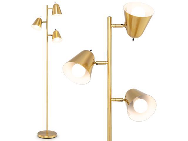 SlickBlue 64 Inch 3-Light LED Floor Lamp Reading Light for Living Room Bedroom