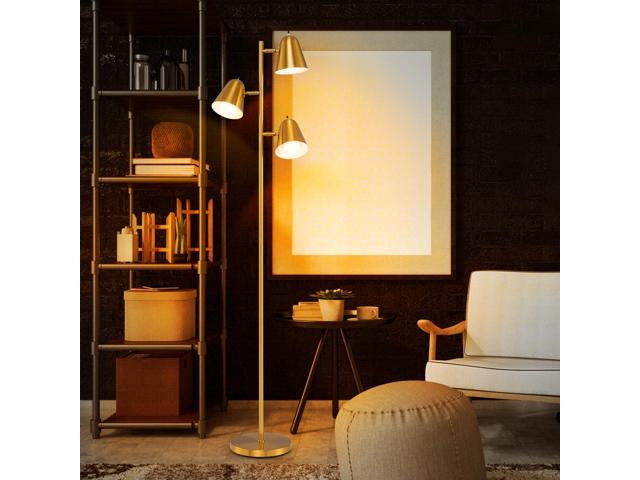 SlickBlue 64 Inch 3-Light LED Floor Lamp Reading Light for Living Room Bedroom
