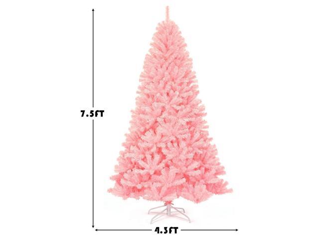 SlickBlue 7.5 Feet Hinged Artificial Christmas Tree Full Fir Tree