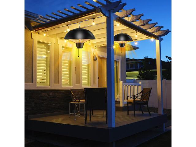 SlickBlue 1500W Electric Patio Heater with IPX4 Waterproof