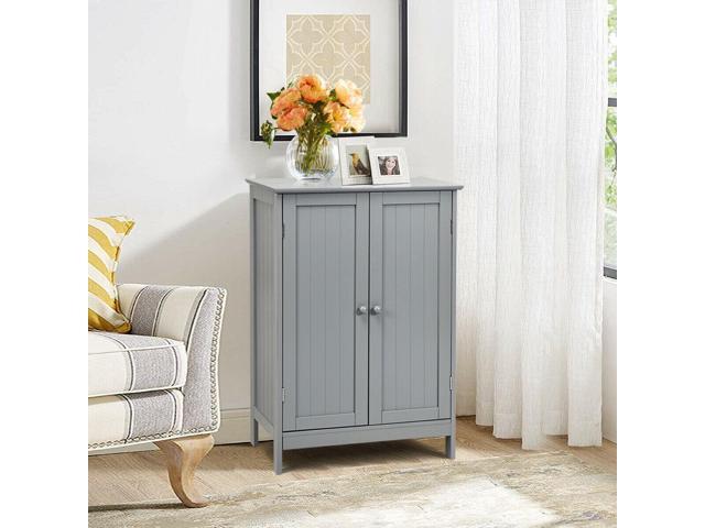 SlickBlue Bathroom Floor Storage Double Door Cupboard Cabinet