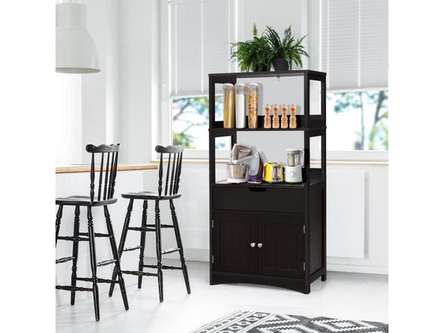 SlickBlue Bathroom Storage Cabinet with Drawer and Shelf Floor Cabinet