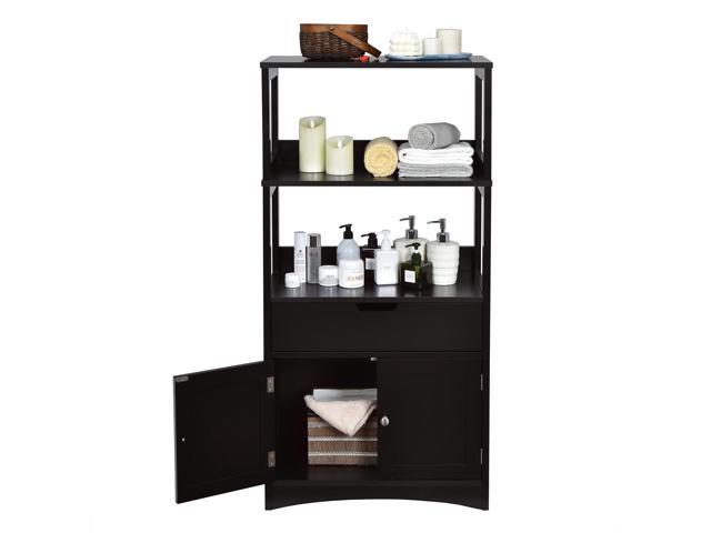 SlickBlue Bathroom Storage Cabinet with Drawer and Shelf Floor Cabinet