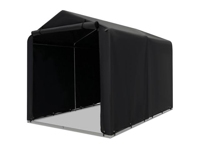 SlickBlue 7 x 5.2FT Storage Shelter Outdoor Bike Tent with Waterproof Cover and Zipper Door