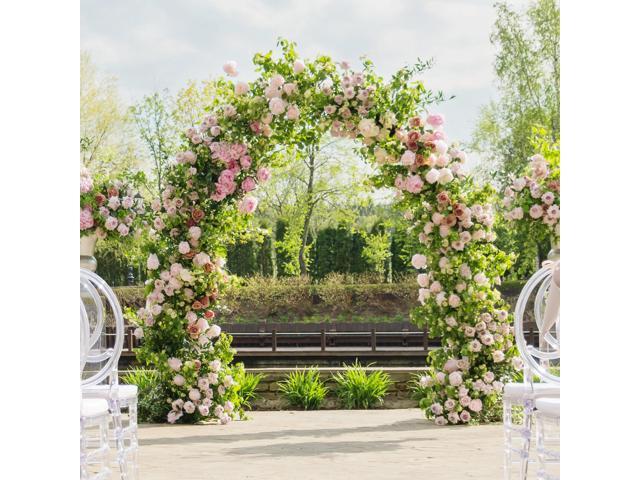 SlickBlue Garden Arch Arbor Trellis for Climbing Plants Roses Vines