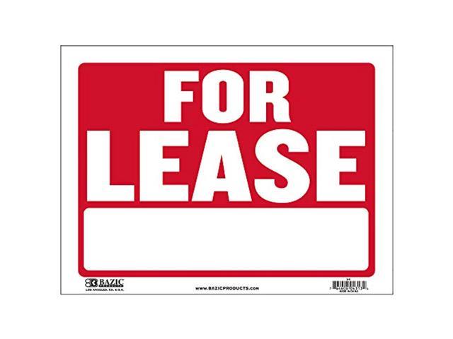 For Lease Sign 9'X12', For Rent Rental House Home Apartment Car Auto Store Shops Business Waterproof Indoor Signage, 1-Pack (100412931609 Office Supplies) photo
