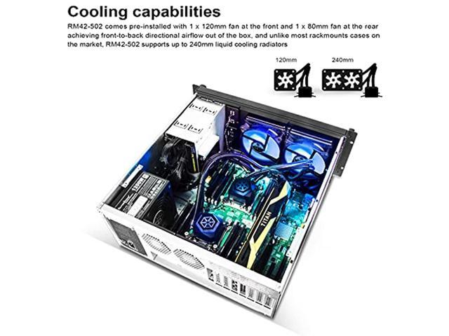Rm42-502 4U Rackmount Server Chassis With Liquid Cooling Compatibility Rm42-502-X