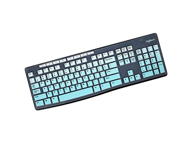 Keyboard Cover For Logitech Mk270 Mk295keyboard, Logitech Mk295 Mk270 & Logitech K270 Keyboard Cover Skin Protector - Gradual Mint