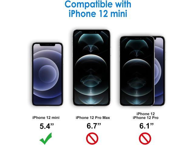 JETech Privacy Screen Protector for iPhone 12 mini 5.4-Inch, Anti Spy Tempered Glass Film, 2-Pack