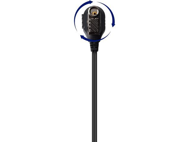 UAYESOK 1 pin G Shape Two Way Radio Earpiece for Motorola Talkabout Walkie Talkie T200 T200TP T260 T402 T460 T465 T600 T800 T6500 MC220R MR350R...